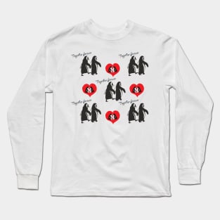 Together forever penguin pattern Long Sleeve T-Shirt